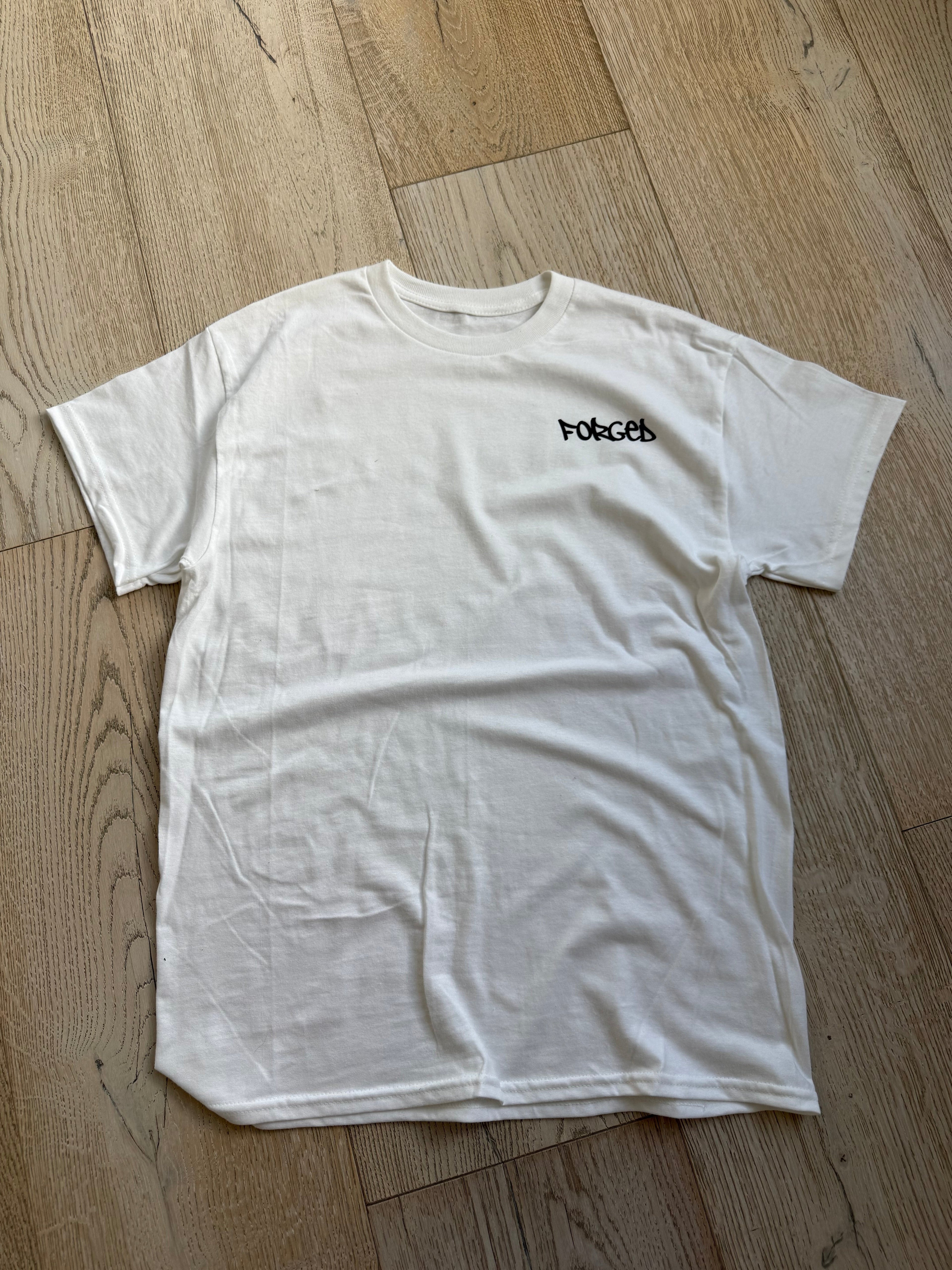 Forged Racing V2 Shirt - White (ADULT SIZE)