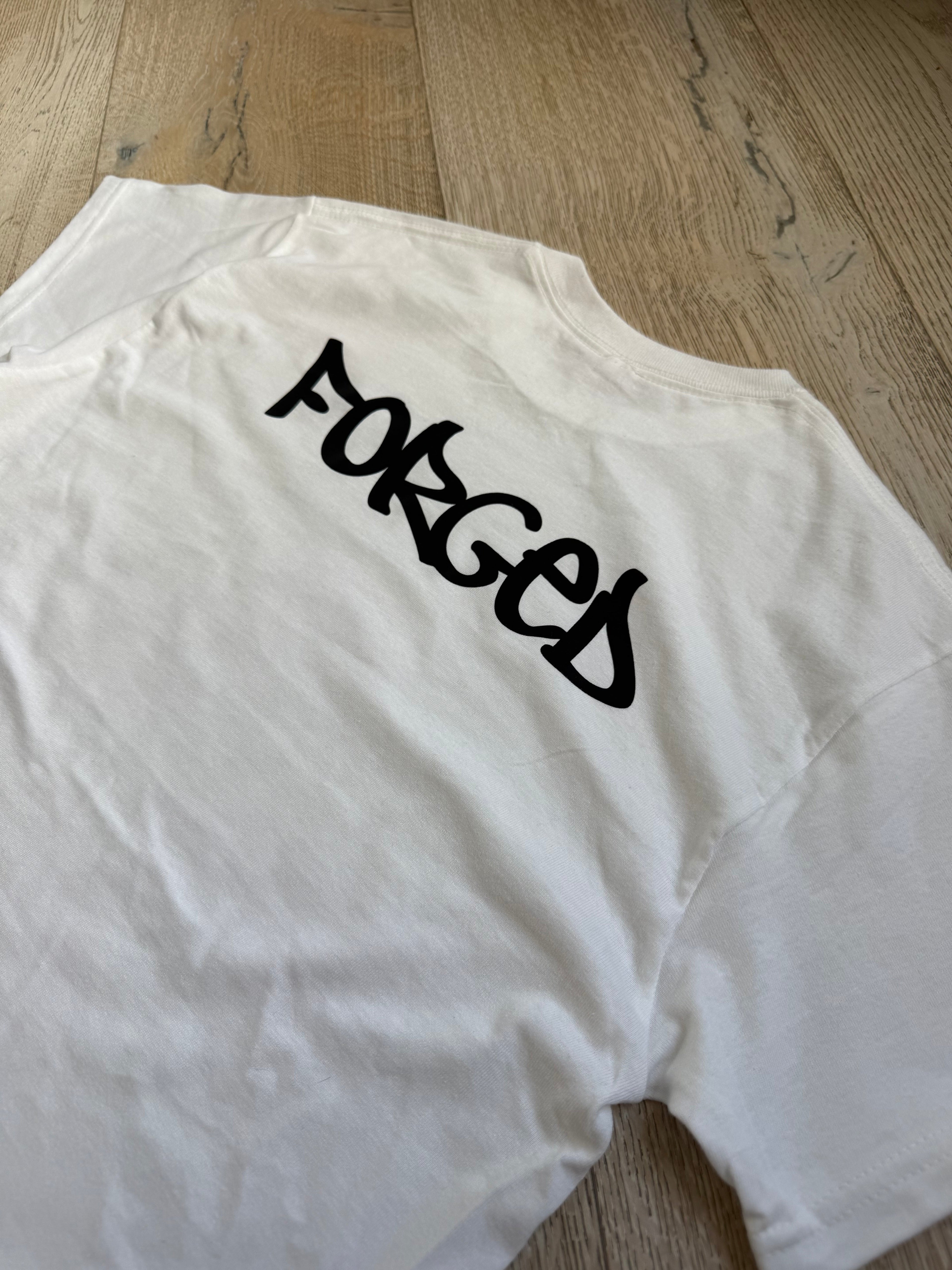 Forged Racing V2 Shirt - White (ADULT SIZE)
