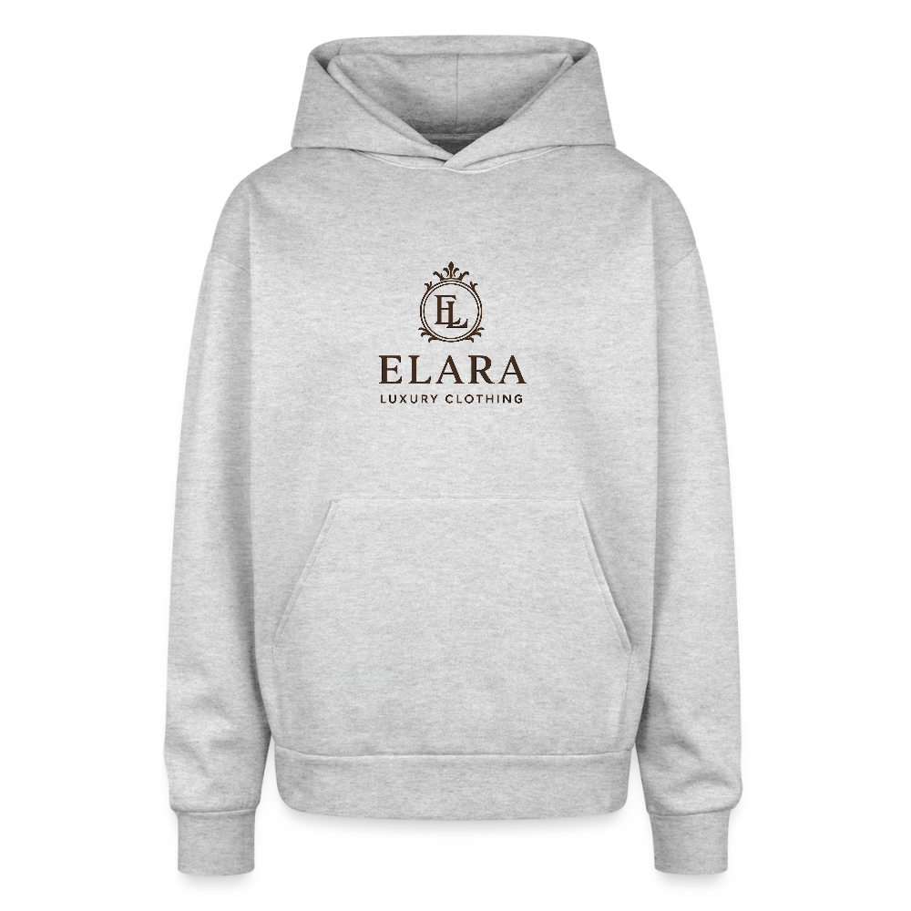Oversized Hooded Sweatshirt - heather grey