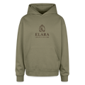 Oversized Hooded Sweatshirt - olive