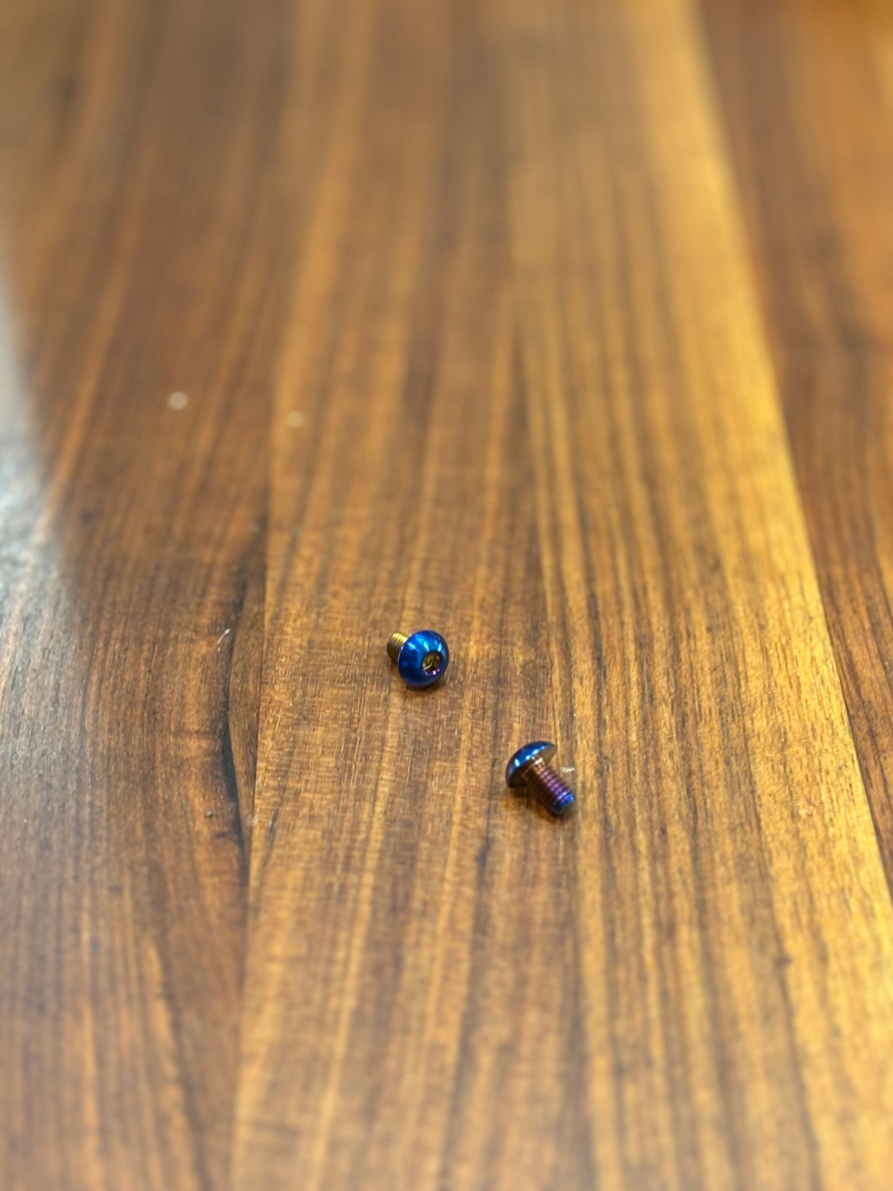 Rear Fender Titanium Bolts (set of 2)