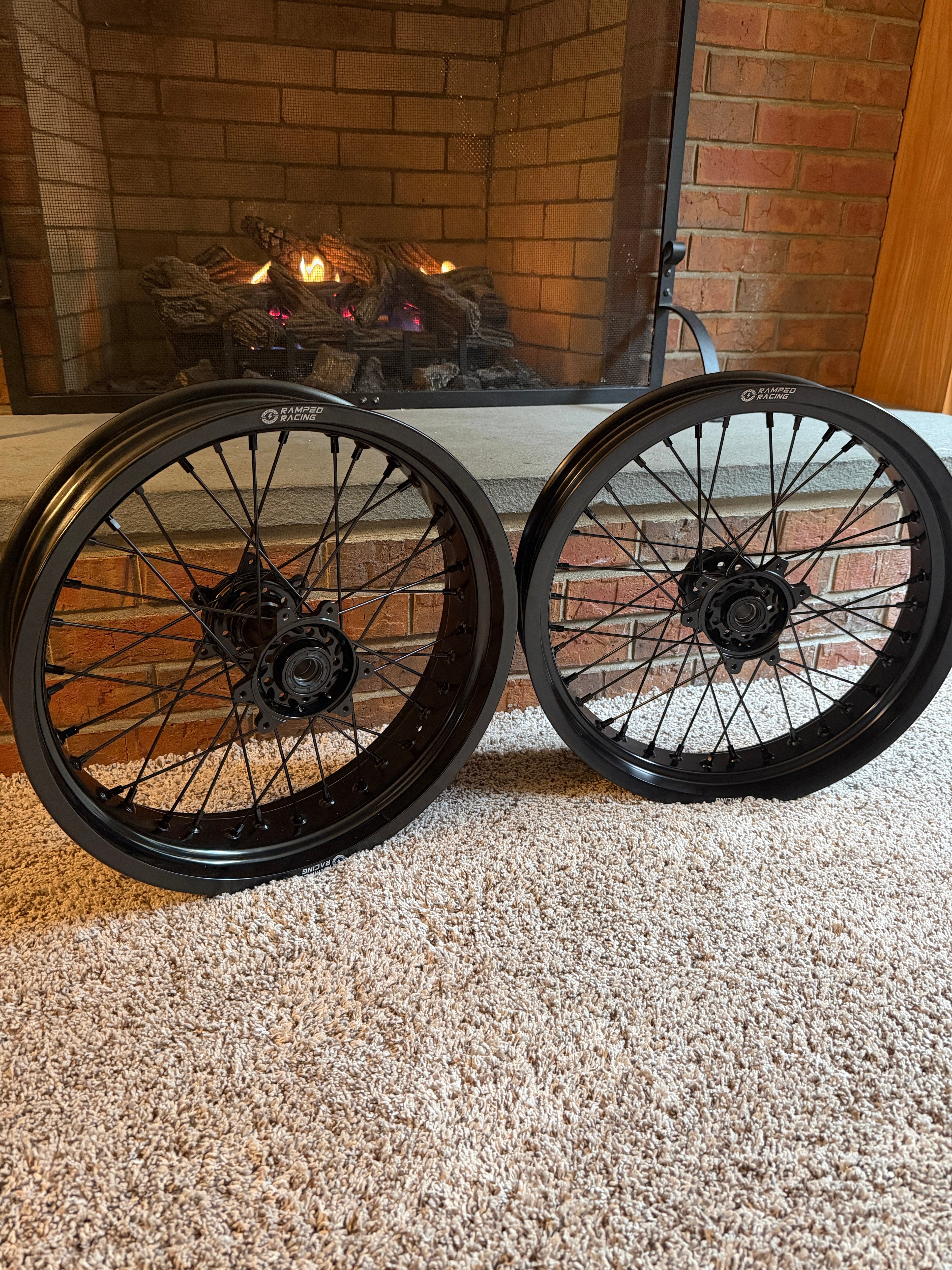 17/17 Ultrawide Supermoto Wheel Set for Surron Ultra Bee (No Tires)