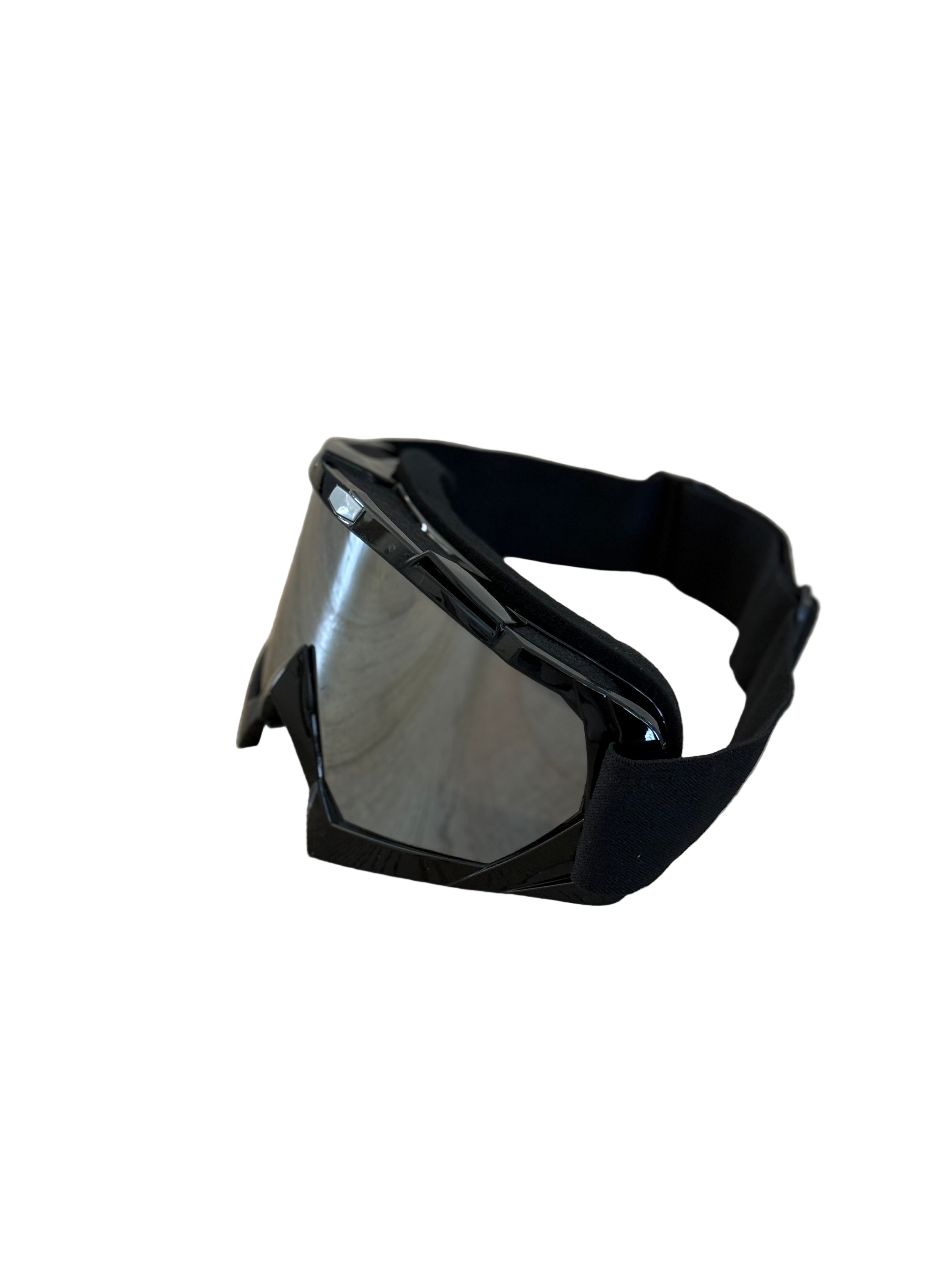 FEARLESS GOGGLES - BLACK/SILVER LENS