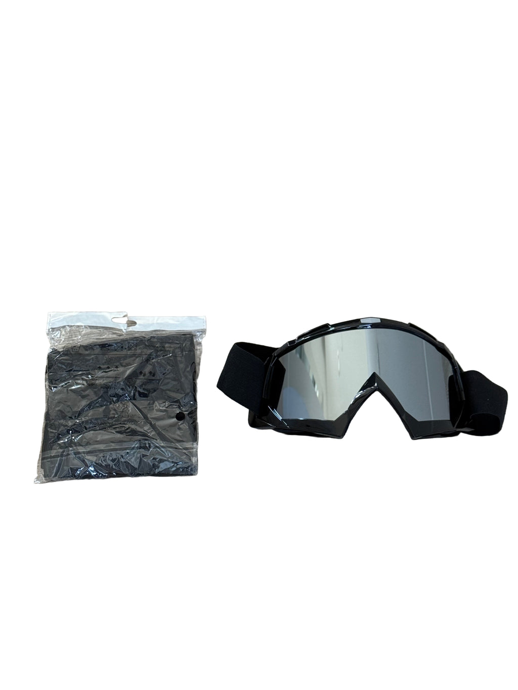 FEARLESS GOGGLES - BLACK/SILVER LENS
