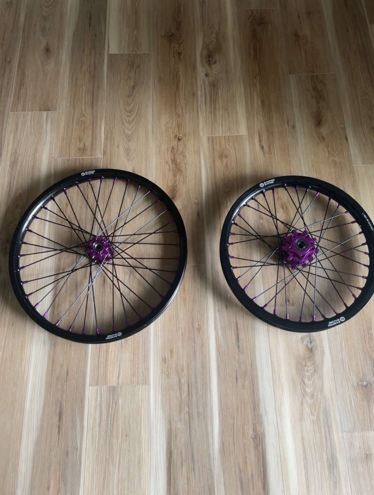 Patriot Racing 18/21 Wheel Set for Surron Light Bee X/S (No Tires), Segway x160/x260 ...