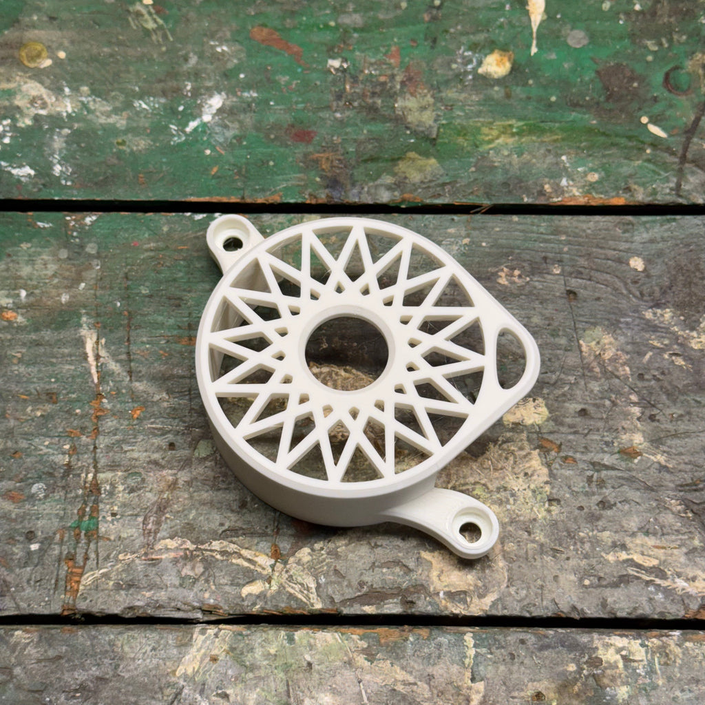 WHITE EDITION Plastic Motor Cover