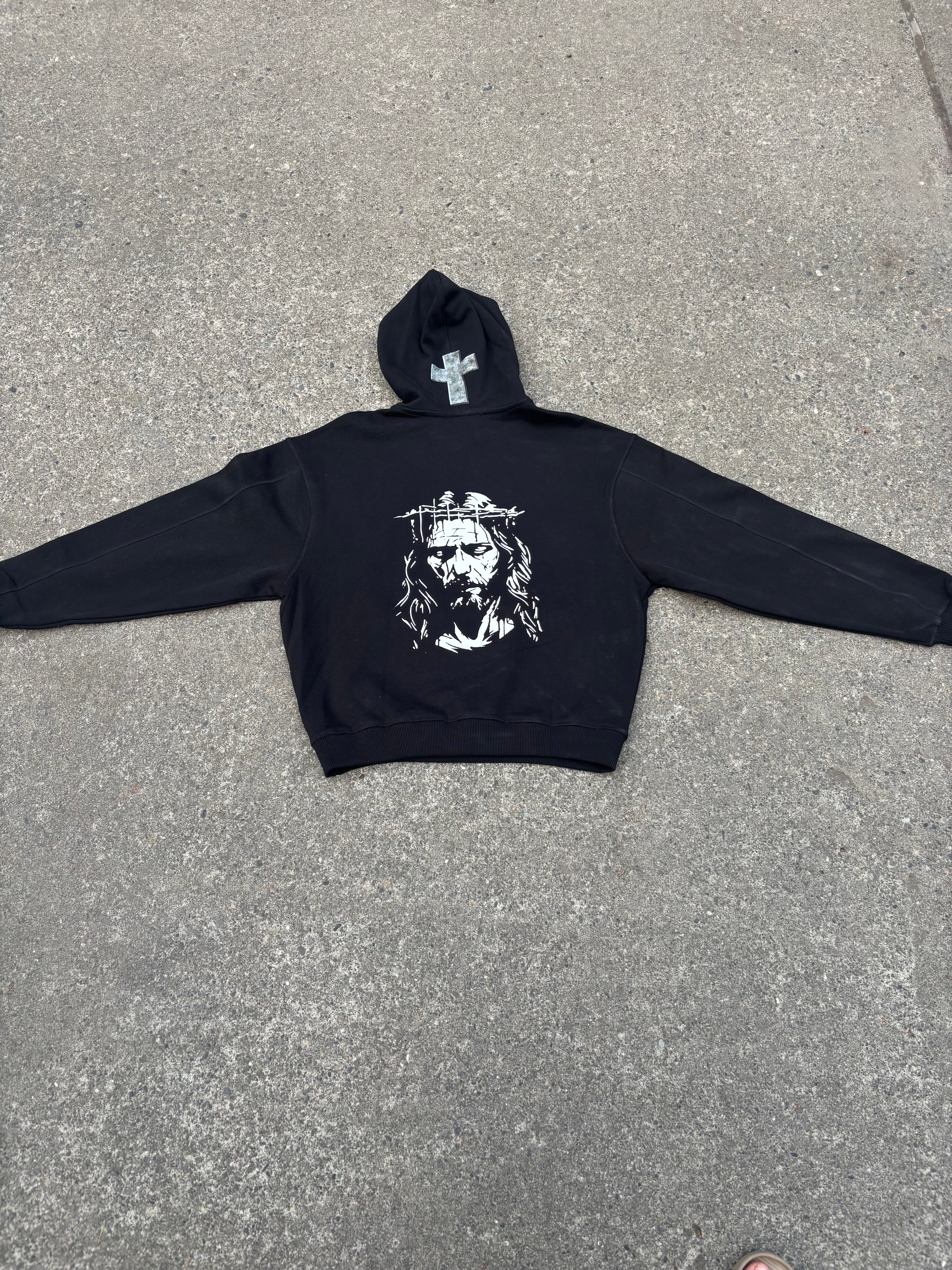 14 OZ Black Urban Hoodie