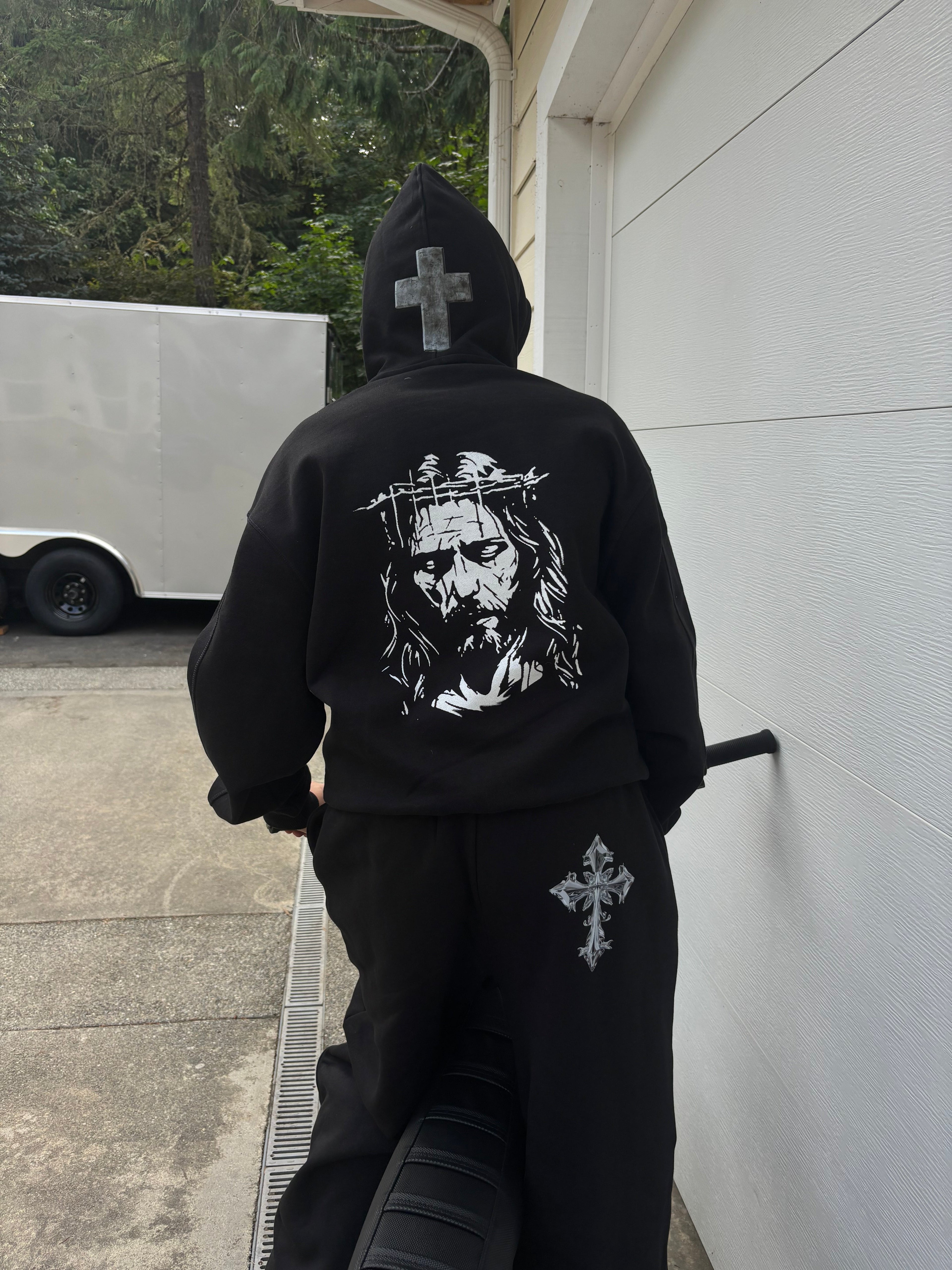 14 OZ Black Urban Hoodie