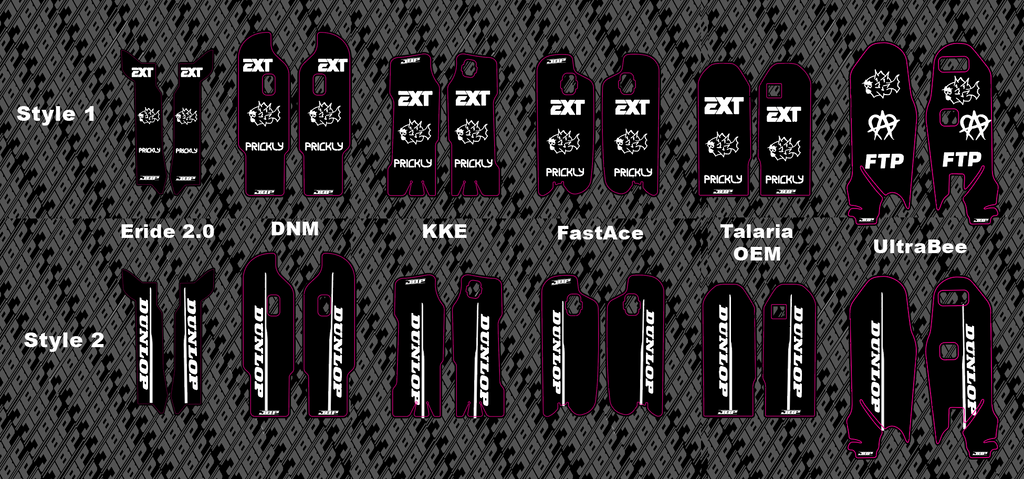 Predesigned Fork Guard Decals