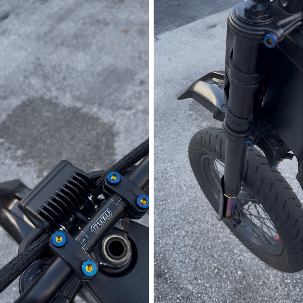 Upgraded Titanium Bolts For Tuttio