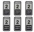 Street Legal Emoto Sticker                    (Pack of 2)